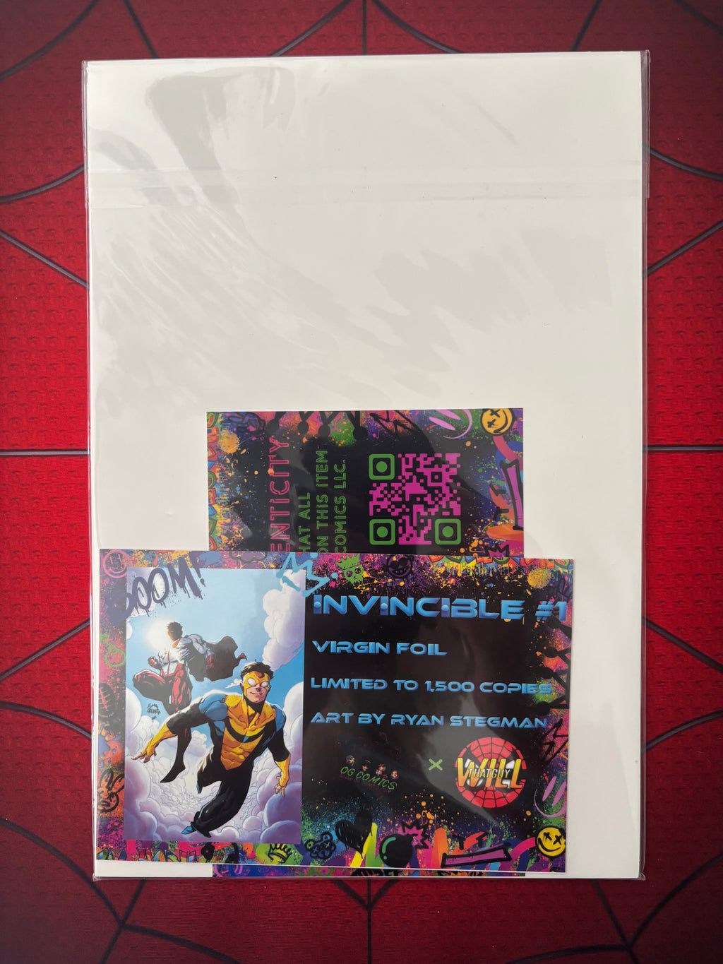 🌟 Invincible #1 • 2026 • Ryan Stegman Exclusive Foil • DOUBLE SIGNED by Stegman & Ottley w/COA
