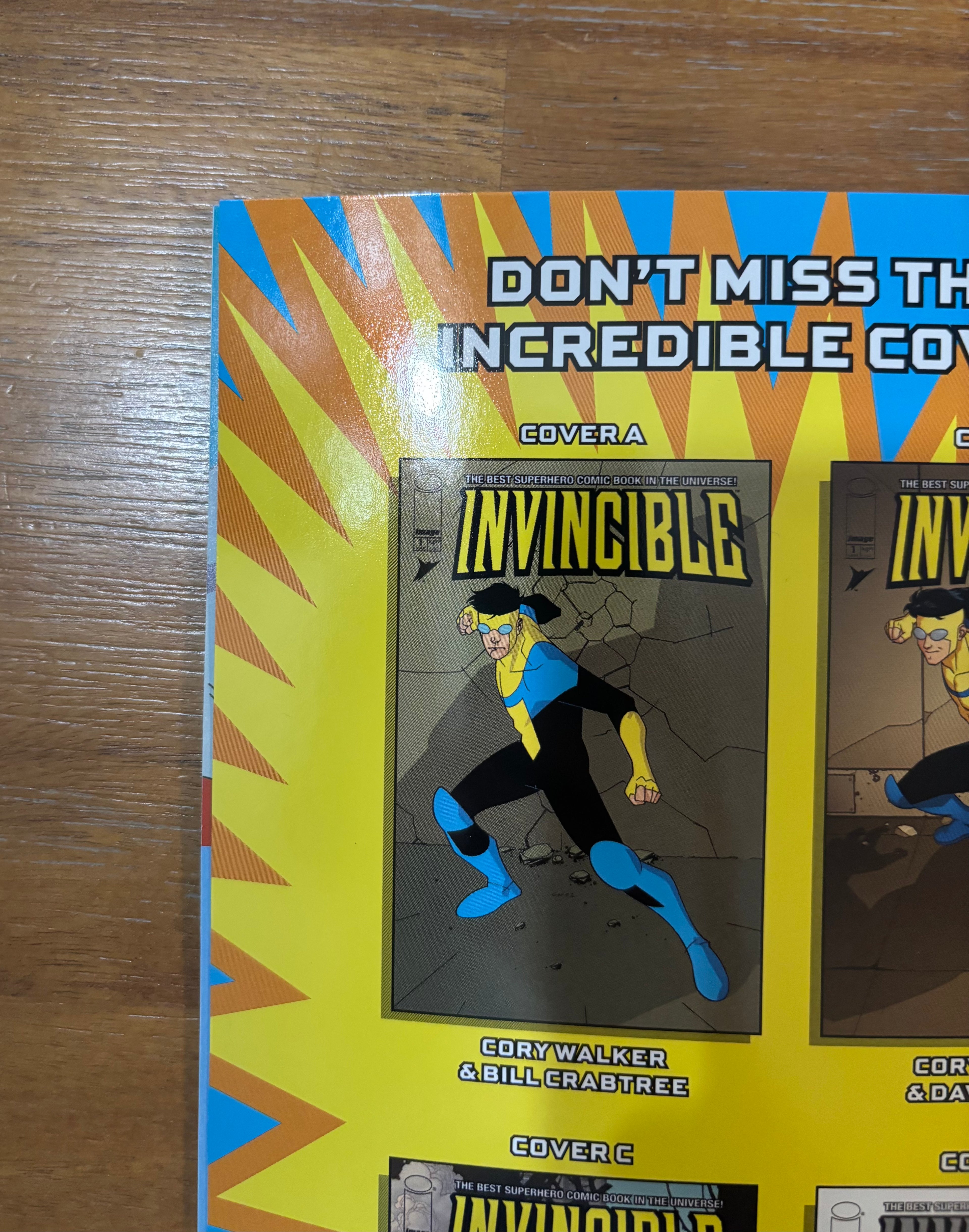 INVINCIBLE #1 SIGNED BY RYAN OTTLEY MEGACON EXCLUSIVE