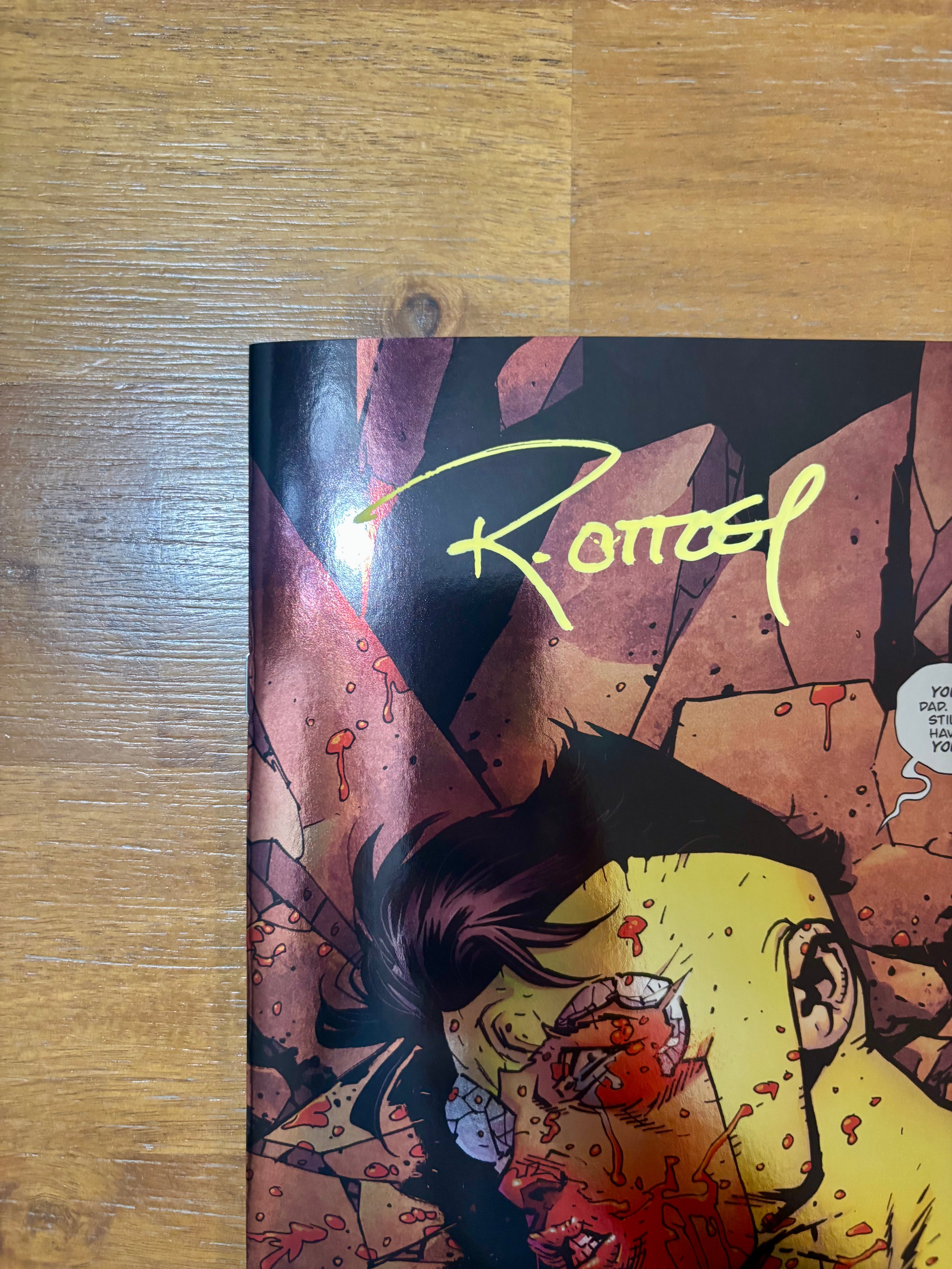 INVINCIBLE #1 VIRGIN FOIL SIGNED BY RYAN OTTLEY MEGACON EXCLUSIVE
