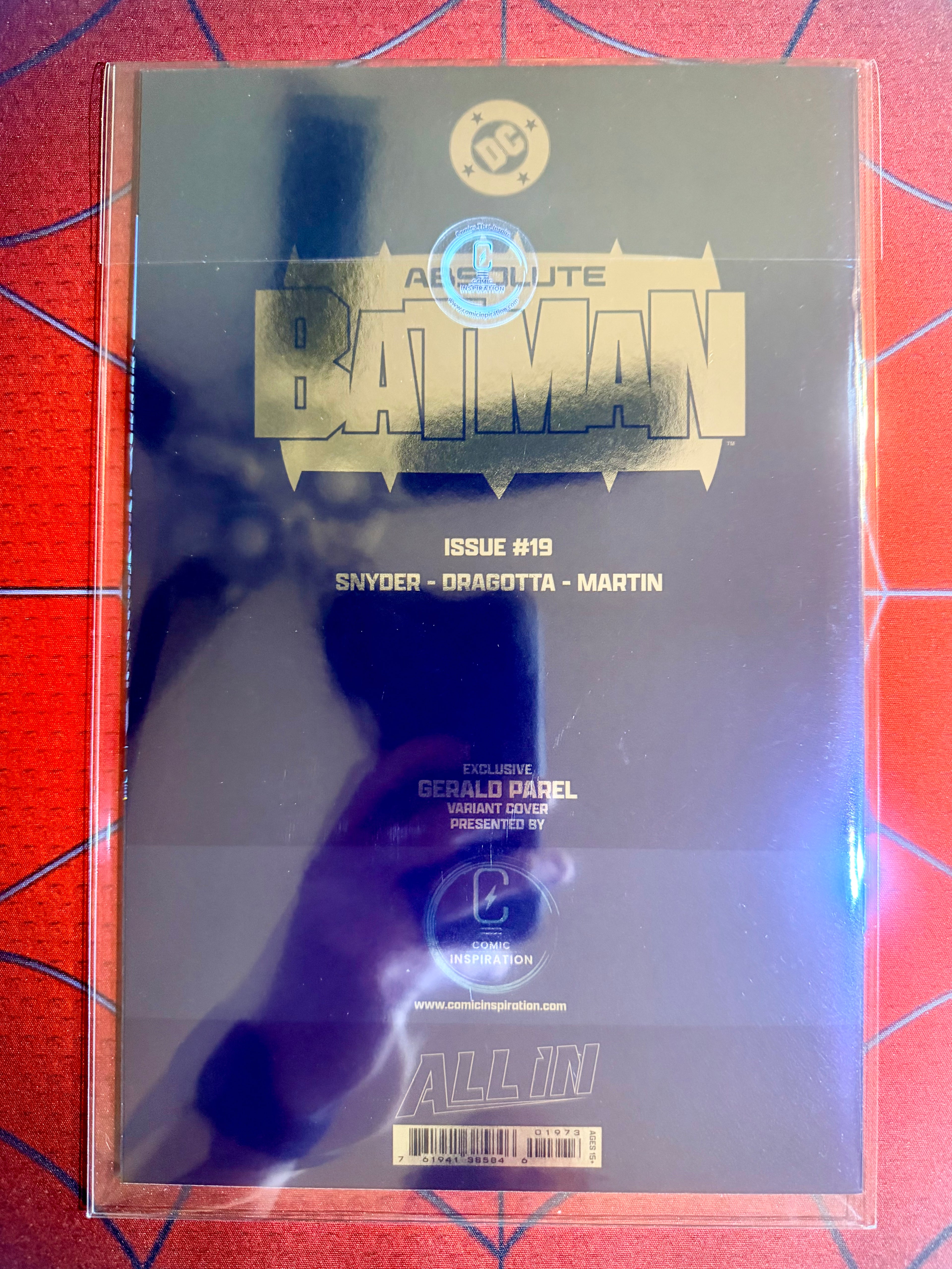 ABSOLUTE BATMAN #19 GERALD PAREL FOIL TRADE VARIANT LTD 1000