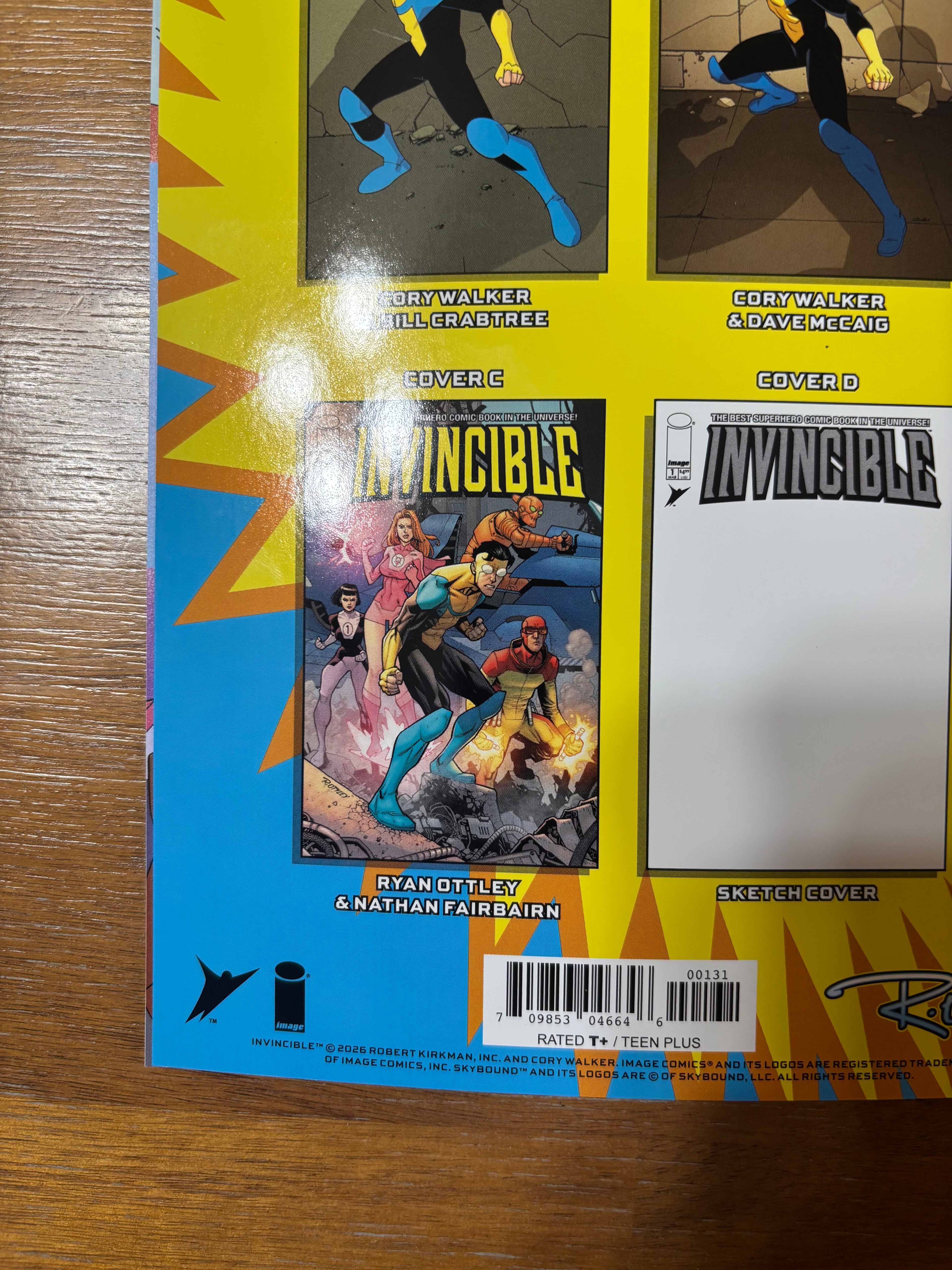 INVINCIBLE #1 SIGNED BY RYAN OTTLEY MEGACON EXCLUSIVE
