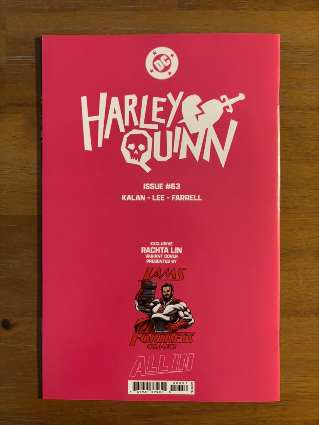 Harley Quinn #53 • 2025 • L.A. ComicCon • Rachta Lin variant • SIGNED