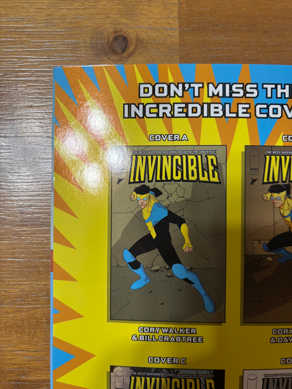 INVINCIBLE #1 VIRGIN FOIL SIGNED BY RYAN OTTLEY MEGACON EXCLUSIVE