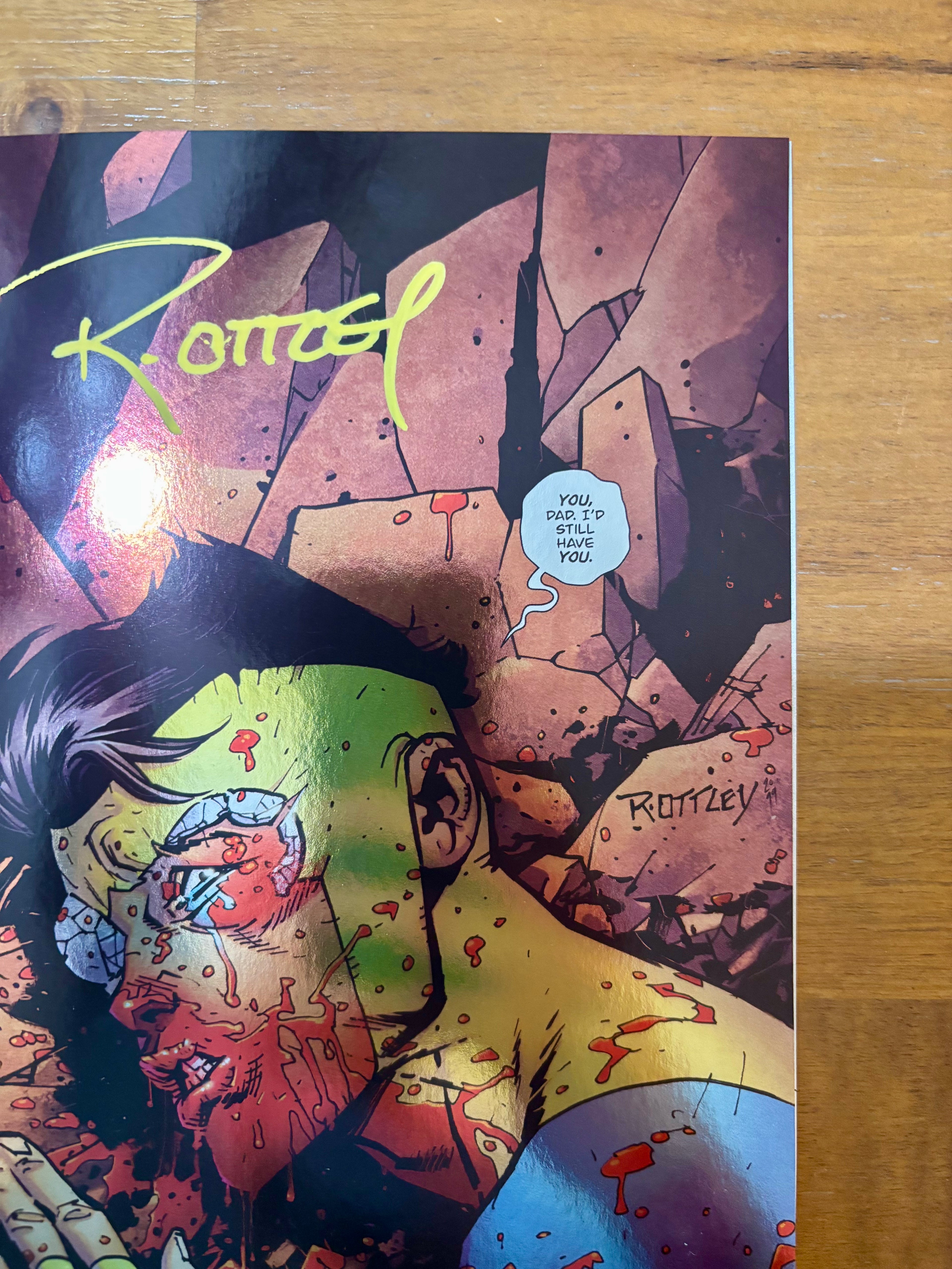 INVINCIBLE #1 VIRGIN FOIL SIGNED BY RYAN OTTLEY MEGACON EXCLUSIVE