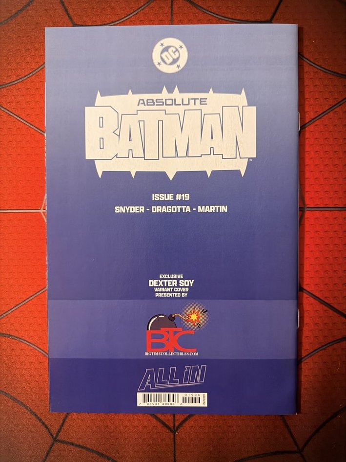 ABSOLUTE BATMAN #19 DEXTER SOY EXCLUSIVE