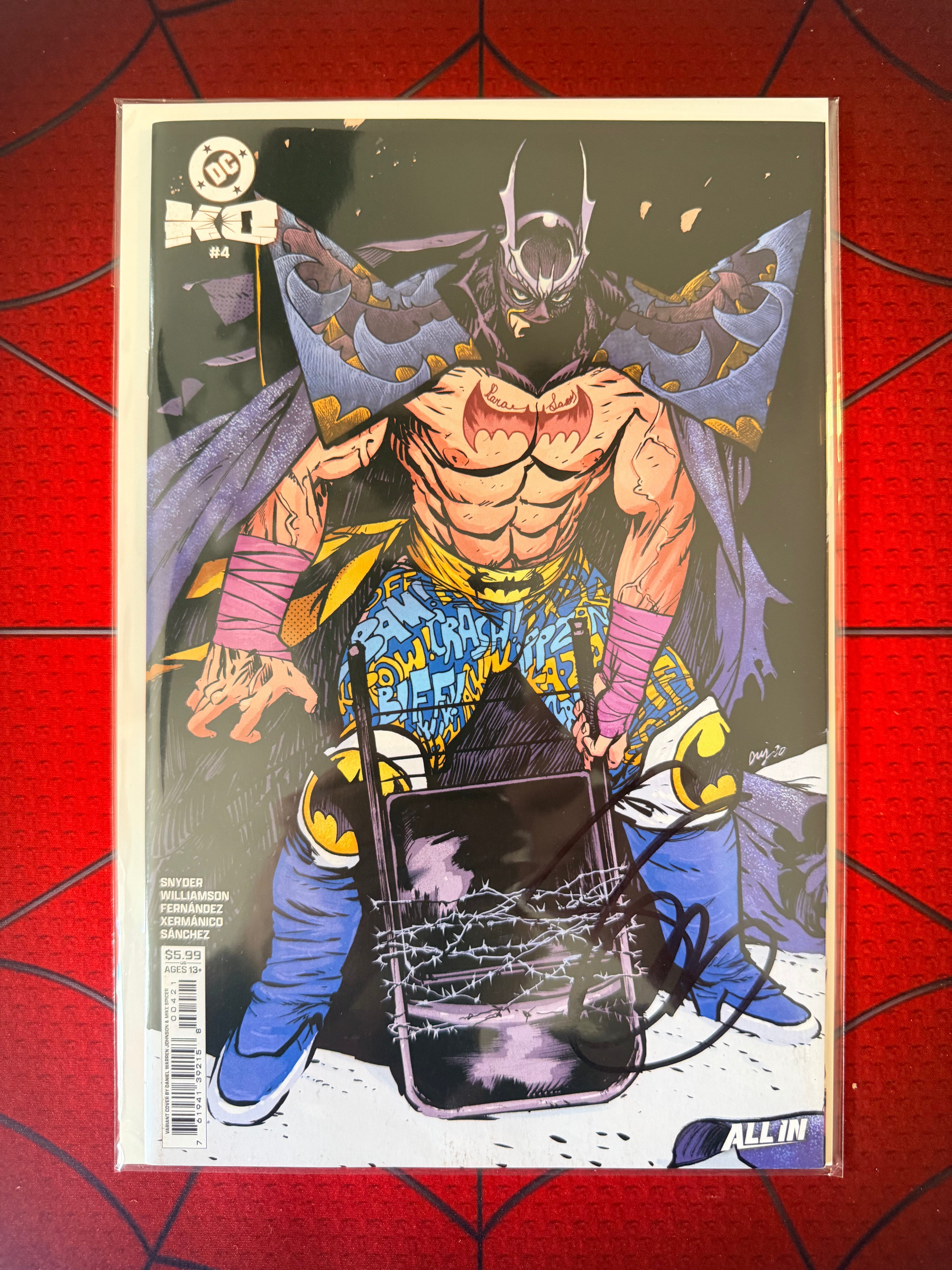DC KO #4 • 2025 • Daniel Warren Johnson Variant • SIGNED by Scott Snyder w/COA