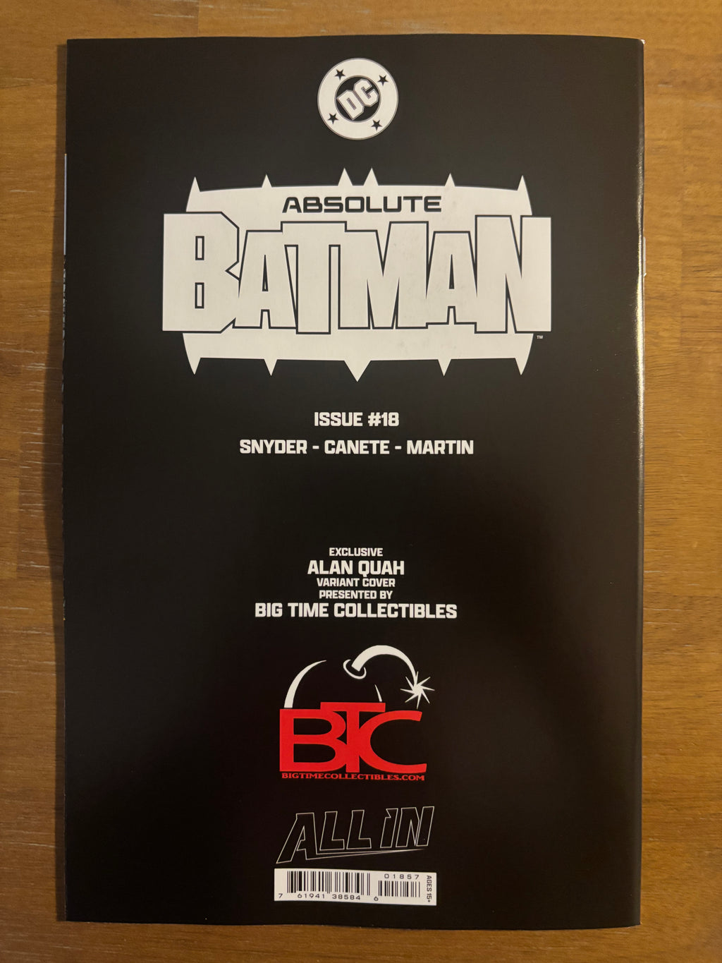 Absolute Batman #18 MegaCon