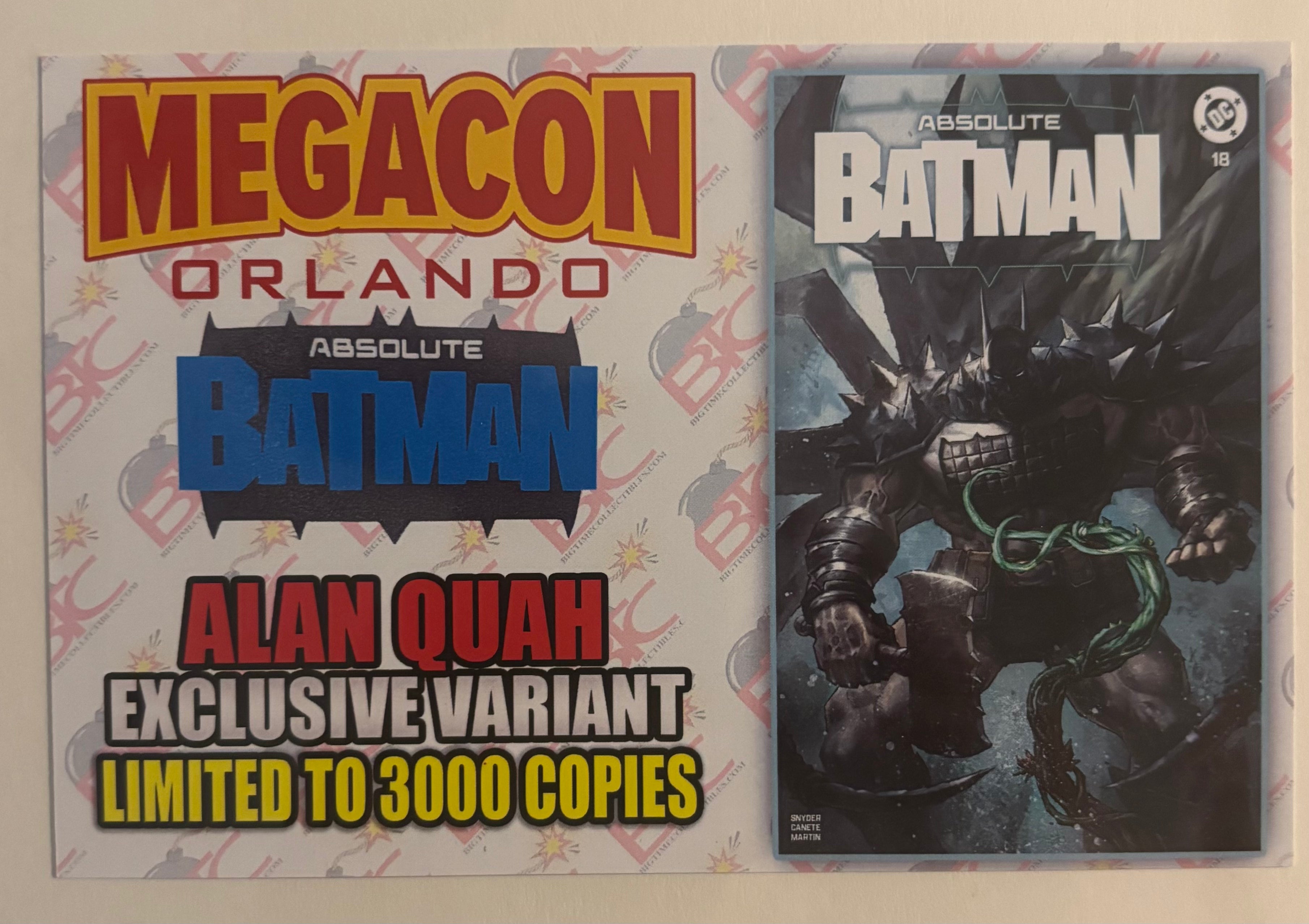 Absolute Batman #18 MegaCon