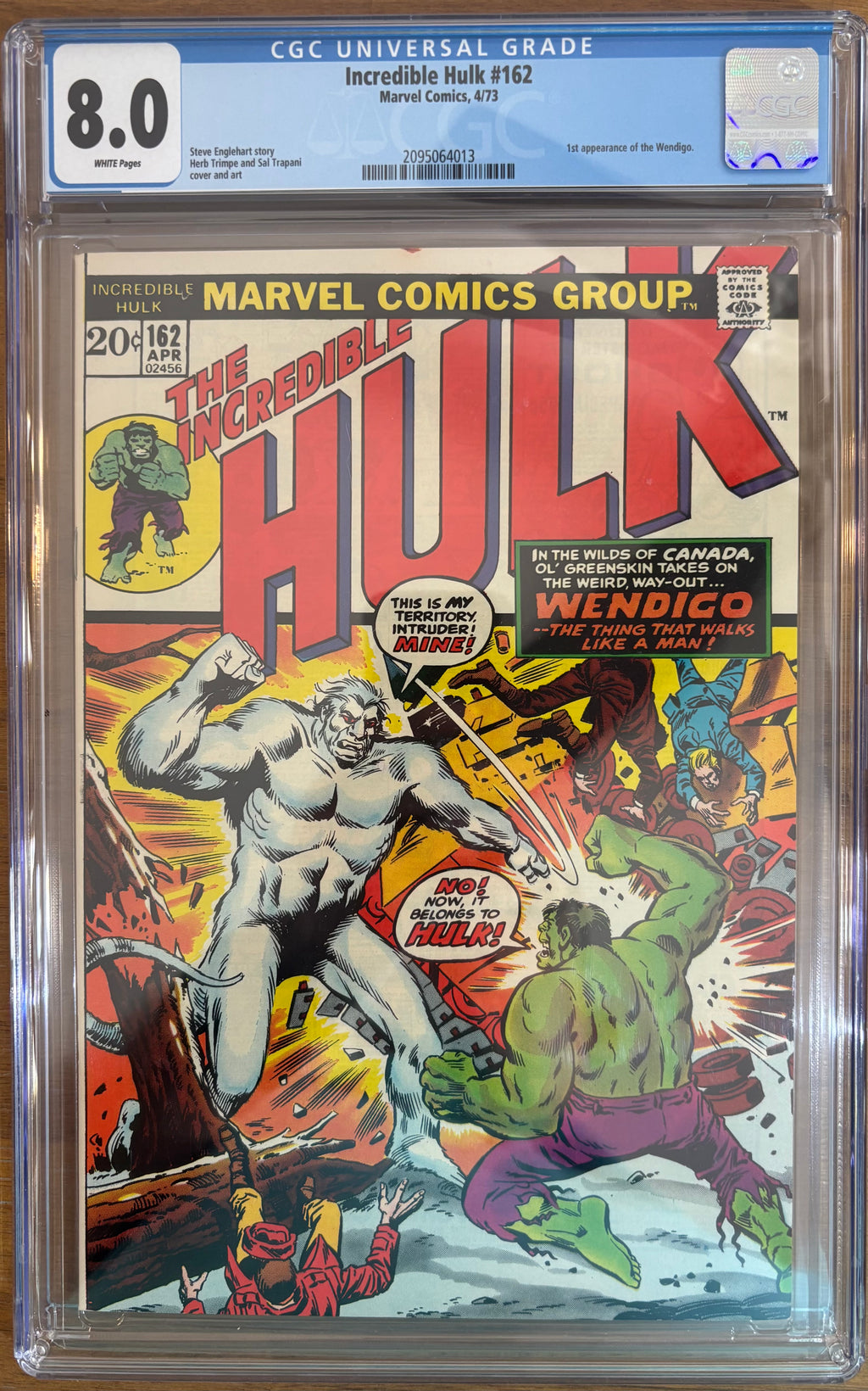 The Incredible Hulk #162 - 1st appearance of Wendigo