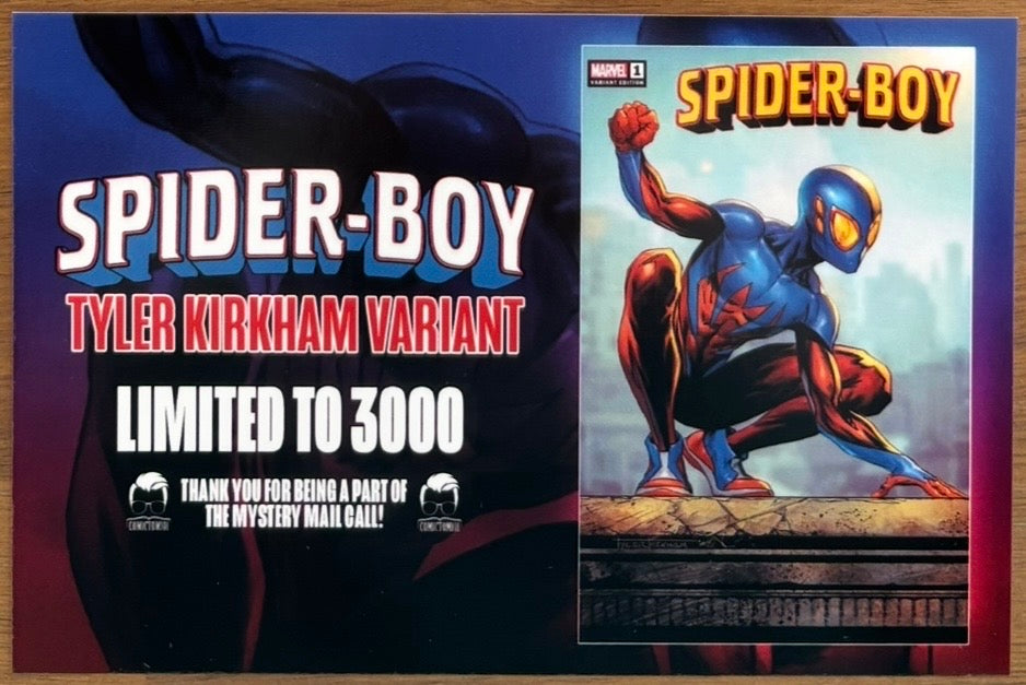 Spider-Boy #1 - Tyler Kirkham Variant